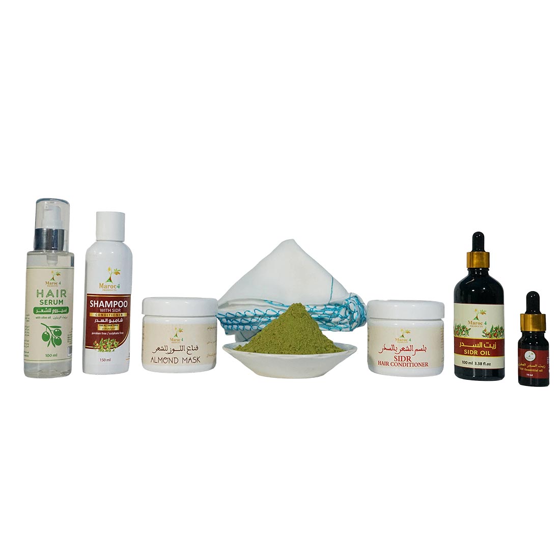 مجموعة السدر للعناية بالشعر