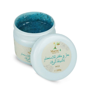 جيل ومقشر بالنيلة الزرقاء