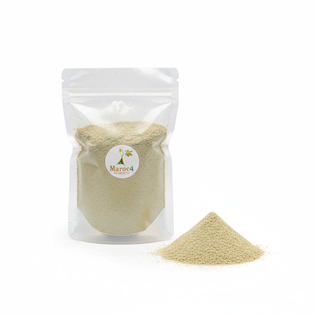 عشبة شرش الزلوع مطحونة