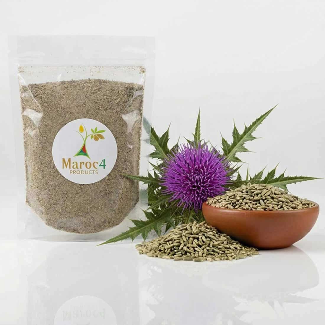 بذور شوكة الجمل - مطحونة