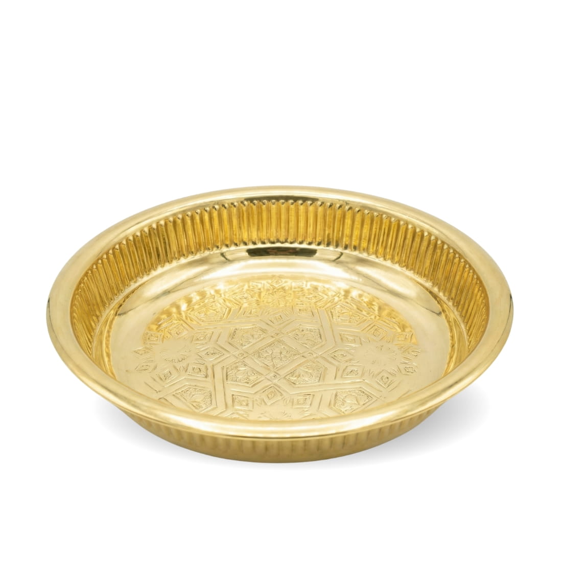 وعاء نحاسي متوسط كبير