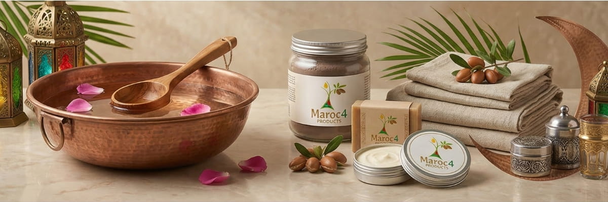 منتجات الحمام المغربي